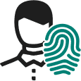 Identity Management and Security Icon