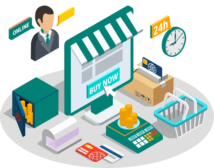 Merchant Services Illustration