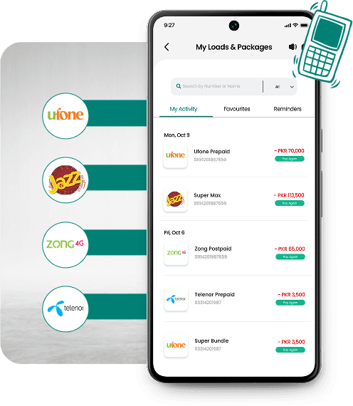Prepaid App View