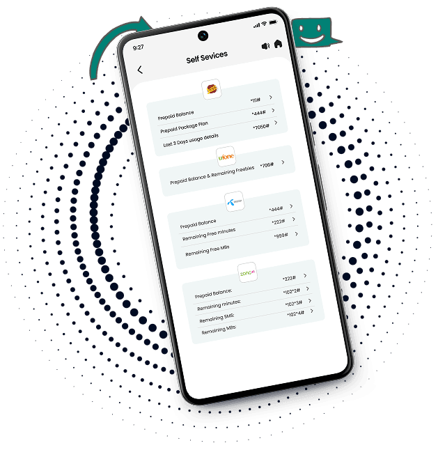 Self Service App View